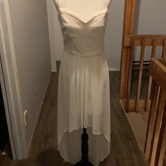 BCBGMAXAZRIA Aiyana Highlow Dress - white - Picture 5 of 5